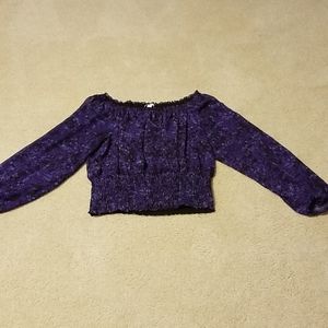 Beautiful Purple Smock Top